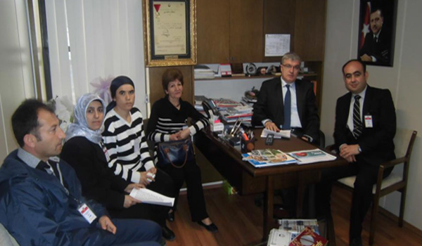 BEYAZ AY DERNEĞİ GÜVENÇ İ MECLİSTE ZİYARET ETTİ