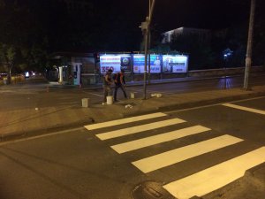 YOL ÇİZGİLERİ YENİLENİYOR