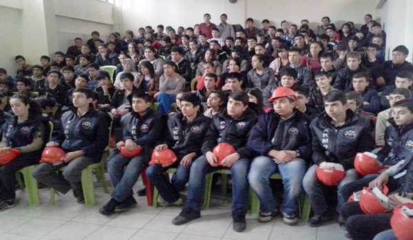 İTFAİYE'NİN OKULLARDAKİ EĞİTİMİ  DEVAM EDİYOR