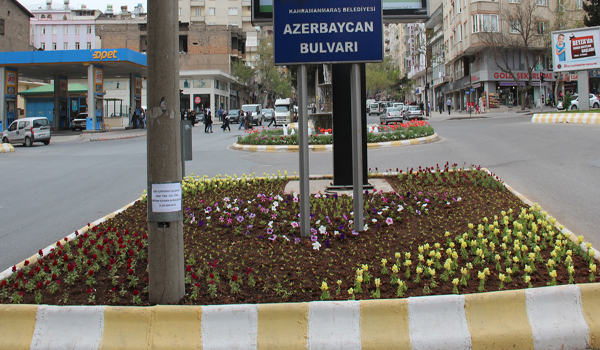 MEVSİMLİK ÇİÇEK DİKİMİNE DEVAM