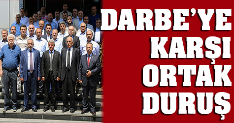 Darbe'ye karşı ortak duruş