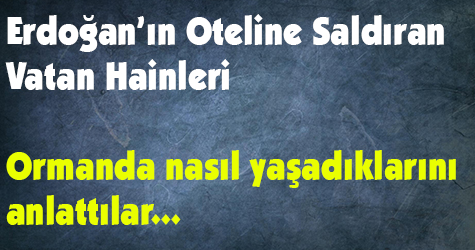 Vatan Hainleri Ormanda Nasıl Yaşadı