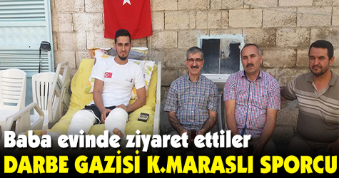 Darbe gazisi Kahramanmaraşlı sporcu