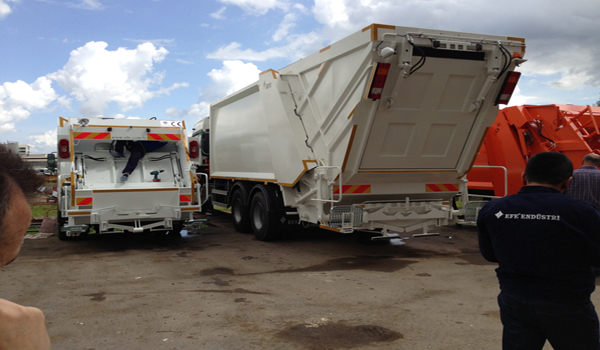 HİDROLİK ÇÖP TOPLAMA ARAÇLARI HAZIRLANIYOR