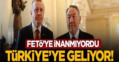 Nazarbayev Türkiye'ye gelecek