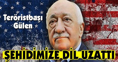 Teröristbaşı Gülen, şimdi de Güneydoğu şehitlerimize dil uzattı