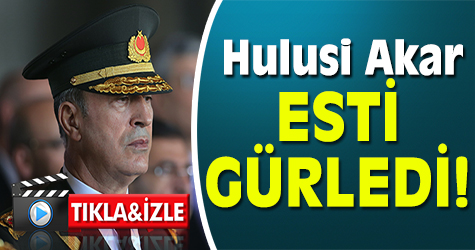 Hulusi Akar esti gürledi