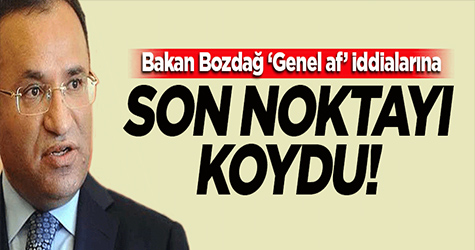 Bakan Bozdağ Açıkladı