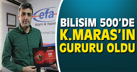 Bilişim 500'de Kahramanmaraş'ın gururu oldu