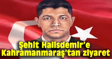 Şehit Halisdemir'e Kahramanmaraş'tan ziyaret
