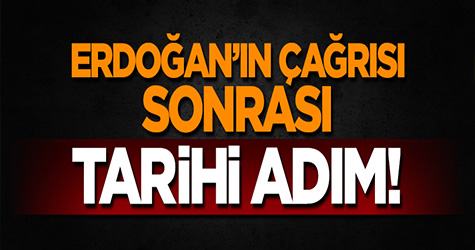 Reis'in emrinden sonra ilk adım...