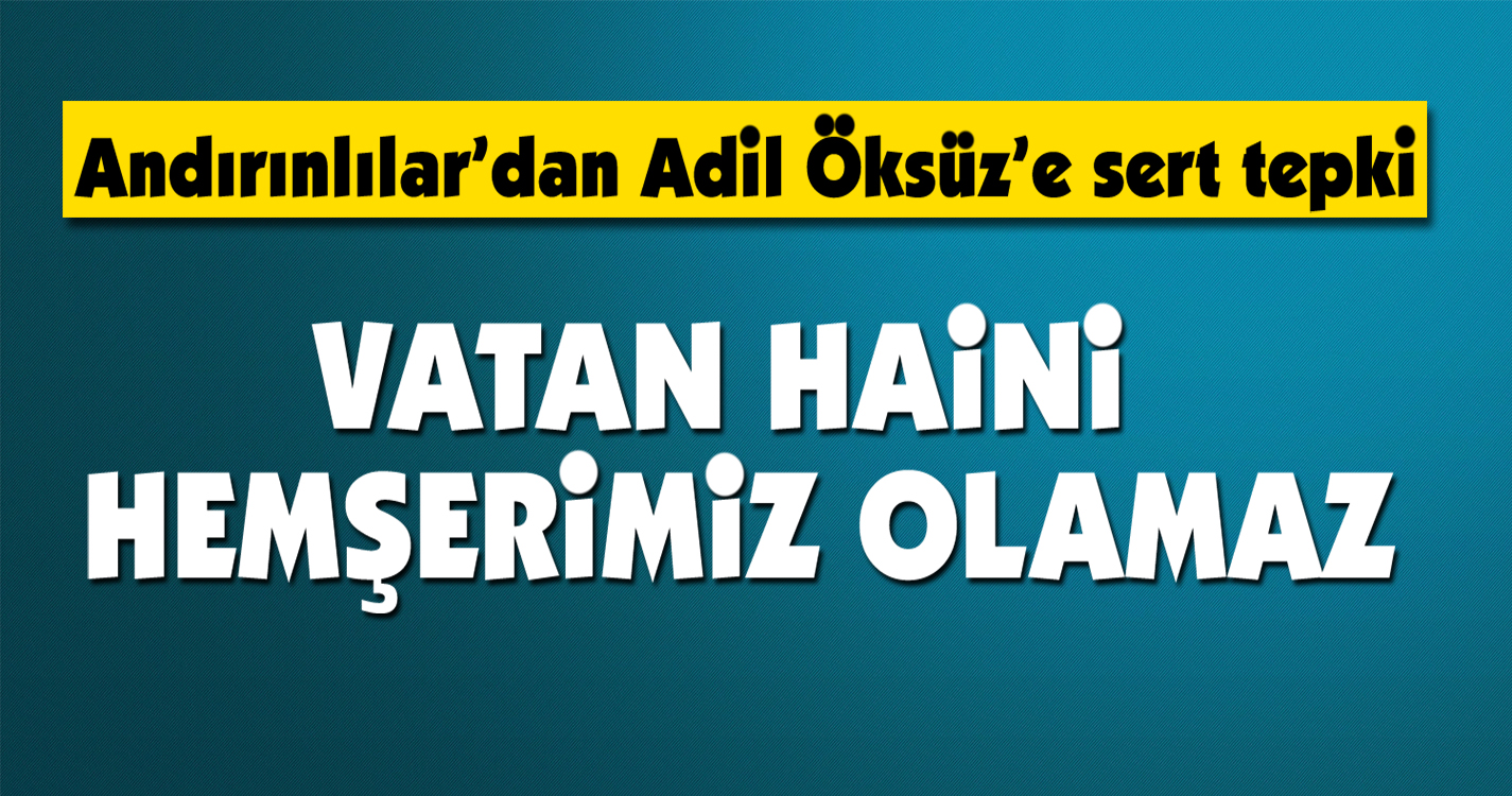 Vatan haini bizim hemşerimiz olamaz!