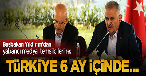 Başbakan yabancı medya temsilcileriyle biraraya geldi