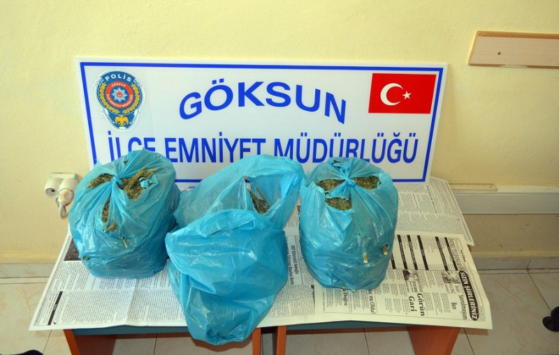 GÖKSUN'DA UYUŞTURUCU OPERASYONU