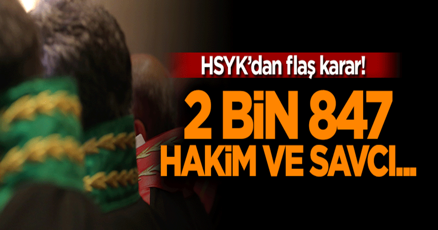 HSYK 2 bin 847 hakim ve savcıyı meslekten ihraç etti