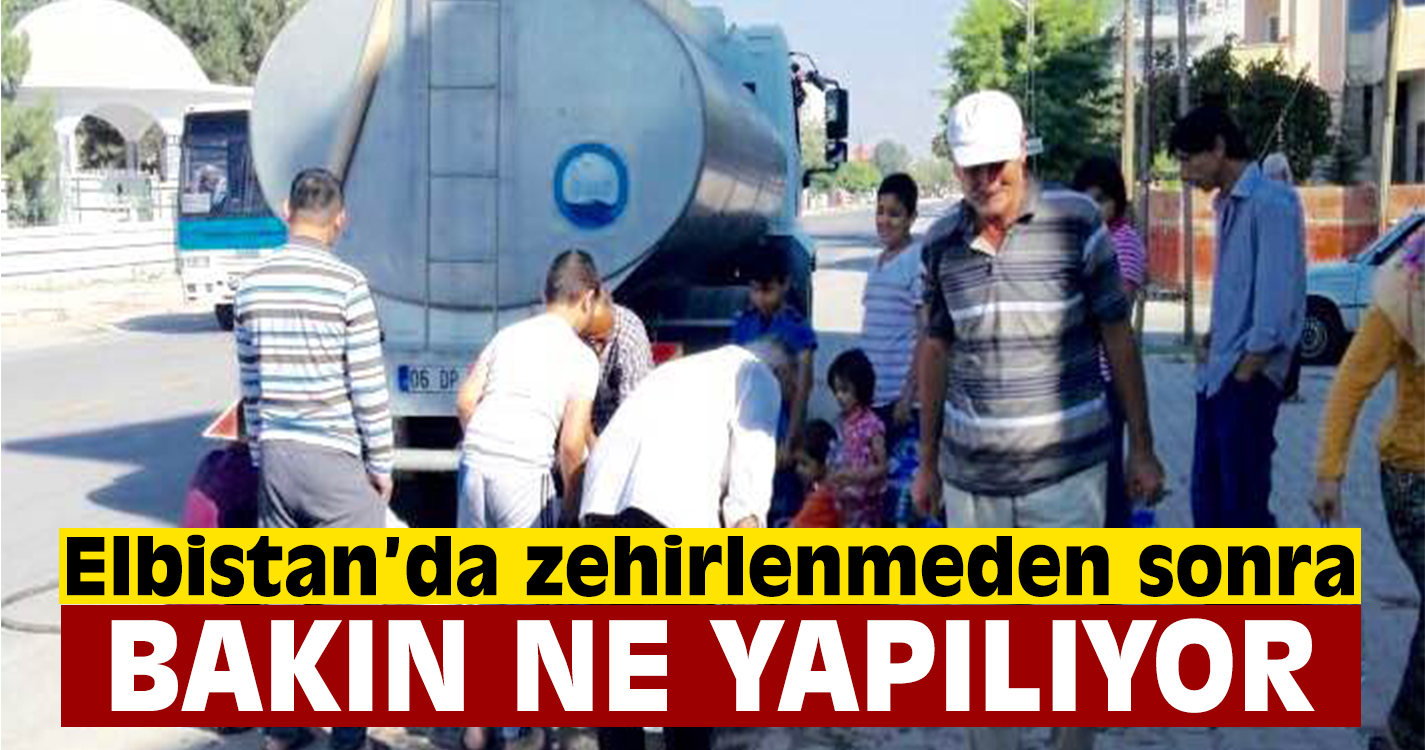 Elbistan'da zehirlenmeden sonra bakın ne yapılıyor