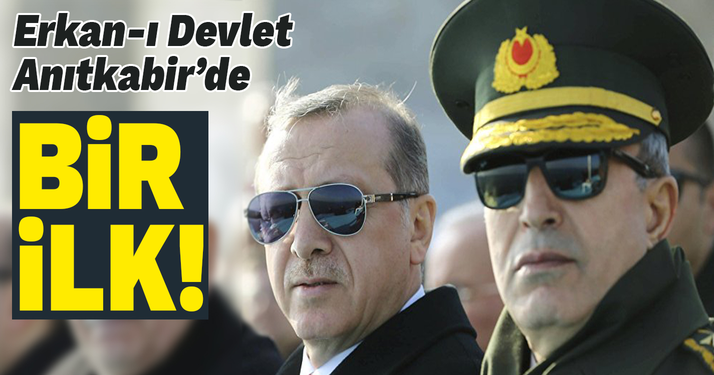 Erkan-ı Devlet Anıtkabir'de!