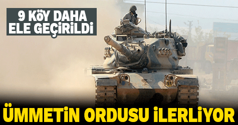 TSK: 9 köy daha ele geçirildi