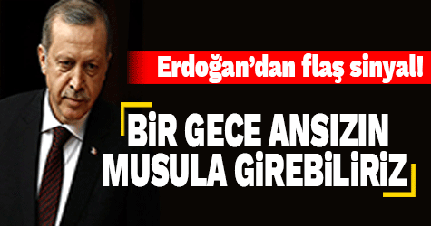 Erdoğan'dan Rakka-Musul sinyali