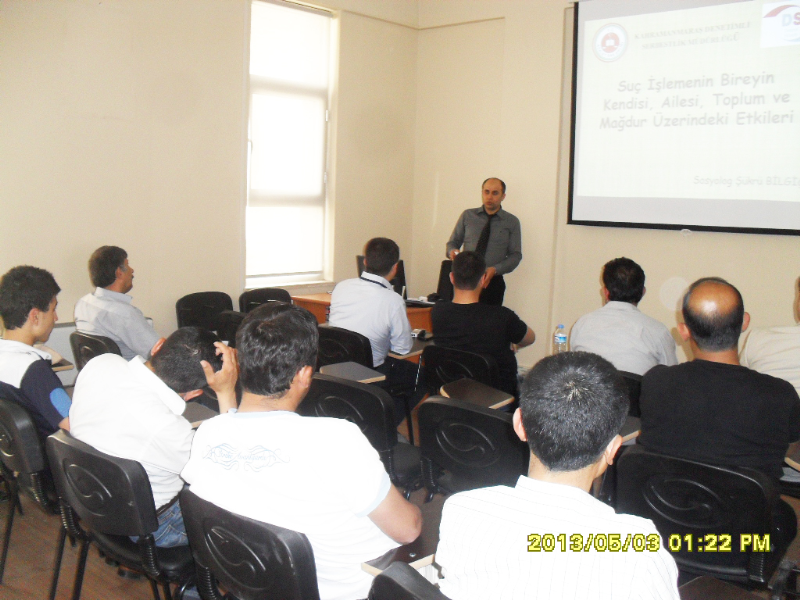 CEZAEVİNDE DENETİMLİ SERBESTLİKTE TARTIŞMALI KONFERANS