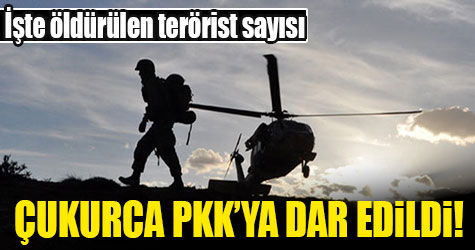 İşte Çukurca'da öldürülen terörist sayısı