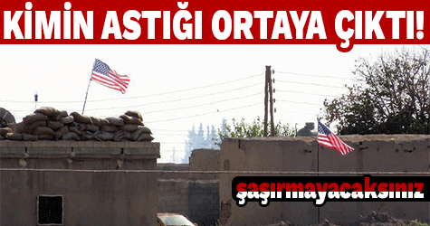 Suriye'deki ABD bayraklarını kimin astığı ortaya çıktı