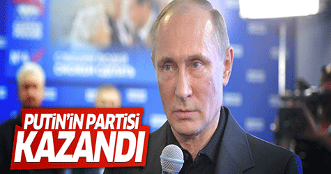 Putin'in partisi kazandı
