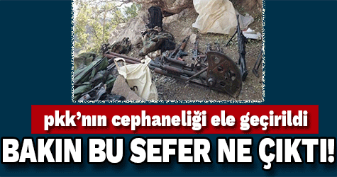 PKK'nın cephaneliğinden bu sefer de bu çıktı