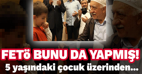 FETÖ bunu da yapmış!