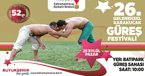 GELENEKSEL KARAKUCAK GÜREŞ FESTİVALİNE DAVET