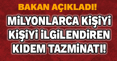 Bakan Müezzinoğlu’ndan 'kıdem tazminatı' açıklaması