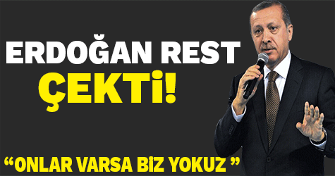 Cumhurbaşkanı Erdoğan Biden'e rest çekti: Onlar varsa biz yokuz