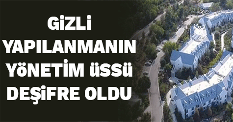 Ünlülerin üye olduğu gizli örgütün gizli üssü görüntülendi