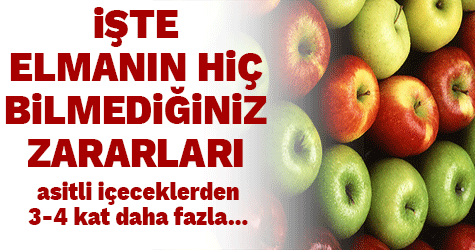 İşte elmanın hiç bilmediğiniz zararları!