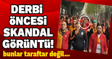 Sırtına döner bıçağı saklayan 'taraftar'