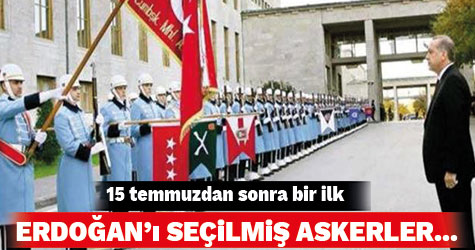 Erdoğan'ı 160 seçilmiş asker Meclis açılışında karşılayacak