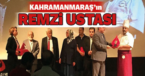 Kahramanmaraş'ın Remzi Ustası Ödül Aldı