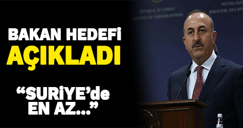 Çavuşoğlu: En az 45 kilometre aşağıya inebiliriz