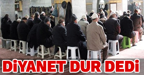 Diyanet: Camilerde sandalye ve taburelerde namaz kılınmamalı