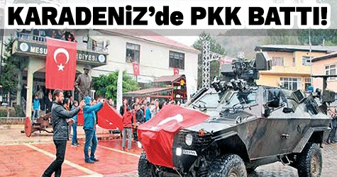 PKK Karadeniz'de battı!