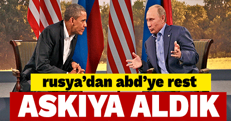 Rusya'dan ABD'ye rest! Anlaşmalar askıya alındı