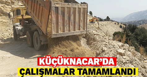 KÜÇÜKNACAR’DA ÇALIŞMALAR TAMAMLANDI