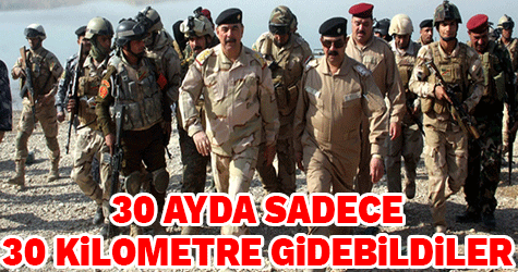 30 ayda sadece 30 kilometre mesafe gidebildiler