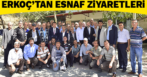 ERKOÇ’TAN ESNAF ZİYARETLERİ