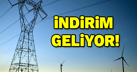Doğalgazdan sonra, elektrikte de indirim!