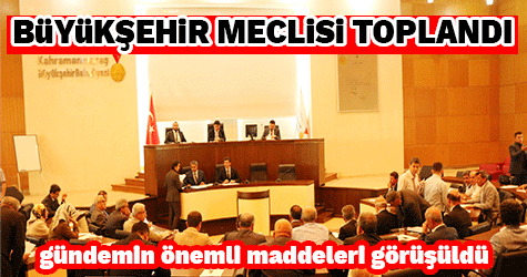BÜYÜKŞEHİR BELEDİYE MECLİSİ 11 EKİM’DE TOPLANDI