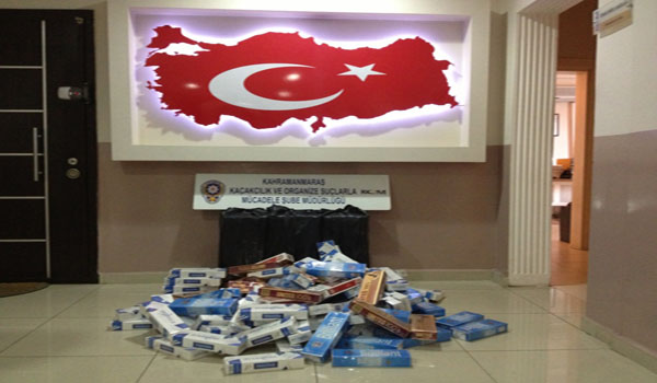 EMNİYETTEN KAÇAK SİGARA OPERASYONU