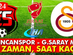 Erzincanspor Galatasaray Ziraat Türkiye Kupası maçı ne zaman saat kaçta hangi kanalda?