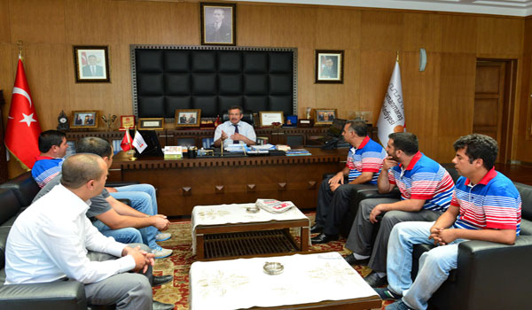 BÜYÜKŞEHİR TARAFTARLARINDAN ZİYARET