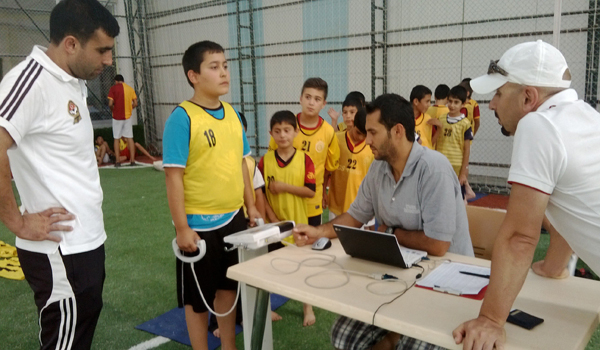 ELBİSTAN GS FUTBOL OKULU SPORCULARI TESTTEN GEÇİRİLDİ